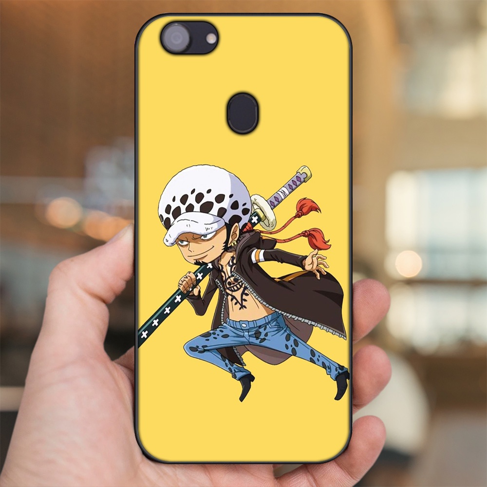 Ốp lưng Oppo F5, F5 Youth, F7 viền đen in hình Law One Piece