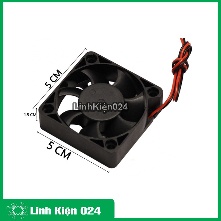 Quạt Tản Nhiệt 5x5x1.5cm đủ loại