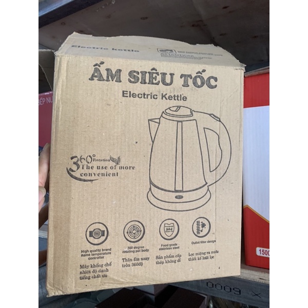 ấm đun nước siêu tốc electric kettle cao cấp