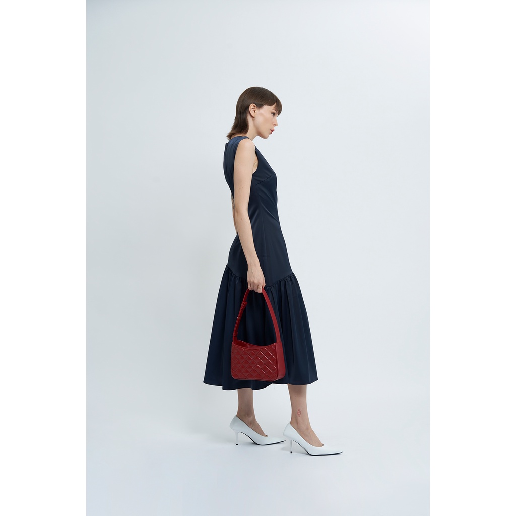 Đầm lụa không tay KHÂU BY CQ Yashita