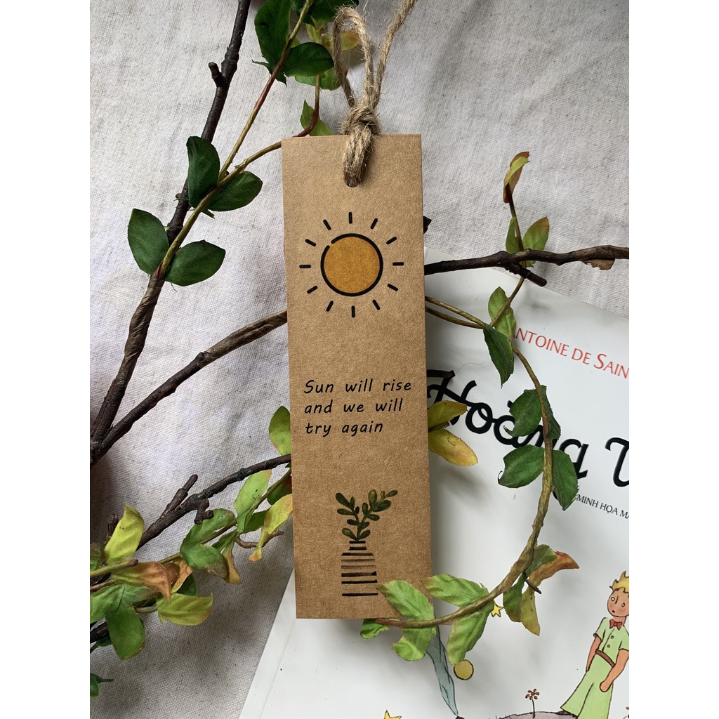 bookmark vintage hình hoa cúc - dễ thương và tiện lợi