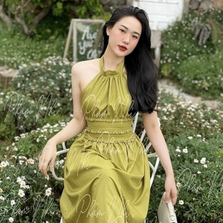 🦋Đầm Xanh Cổ Yếm Bèo🦋