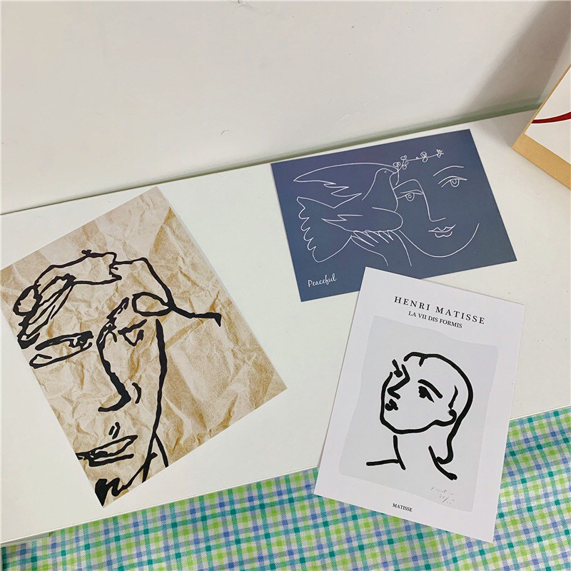 Bộ 3 Tấm Thẻ Treo Tường Hình Tranh Sơn Dầu Độc Đáo | BigBuy360 - bigbuy360.vn