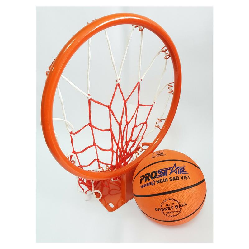 [Reefit Sport] Vành bóng rổ màu cam size 30cm - 50cm (kèm lưới)