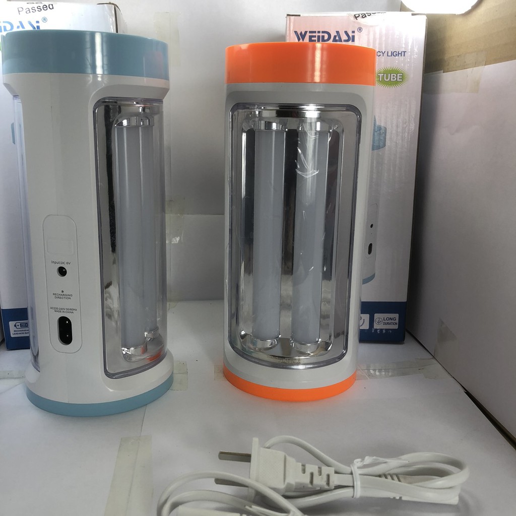 Đèn Tích Điện, Đèn Tích 3 - Bóng Kép, Pin Khỏe 1800mah Tích Hợp Cổng Sạc Dự Phòng Usb - Huso