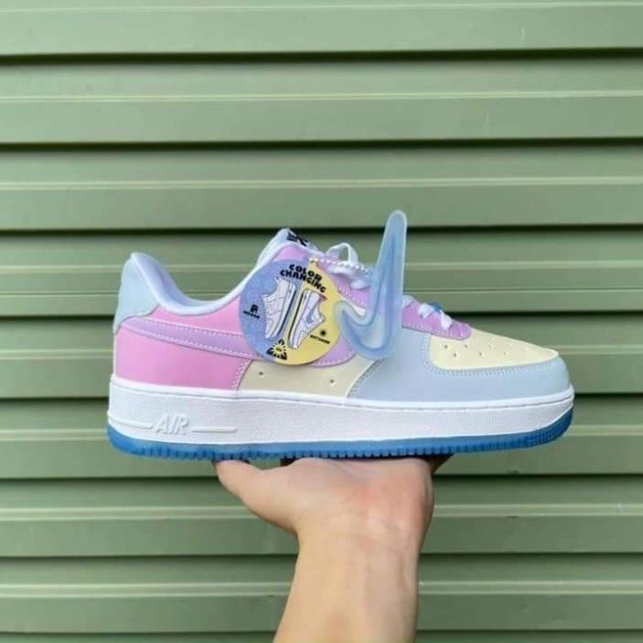 Giày sneaker AF1  đổi màu đế UV, Giày thể thao nữ đổi màu ngoài nắng cực chất - Hàng 11 trung❇️rẻ vô địch❇️