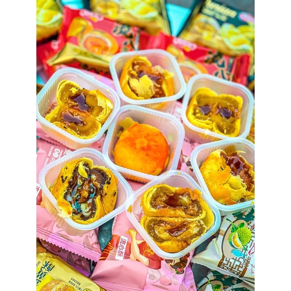 Bánh nướng debao trứng chảy/ lava trứng chảy,khoai môn