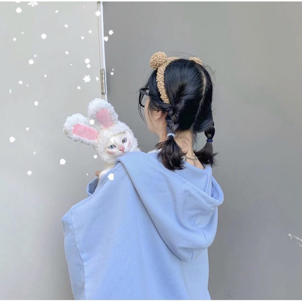 Áo KHOÁC Hoodie LỬNG CUTE Nữ Ulzzang Unisex 1hitshop | BigBuy360 - bigbuy360.vn