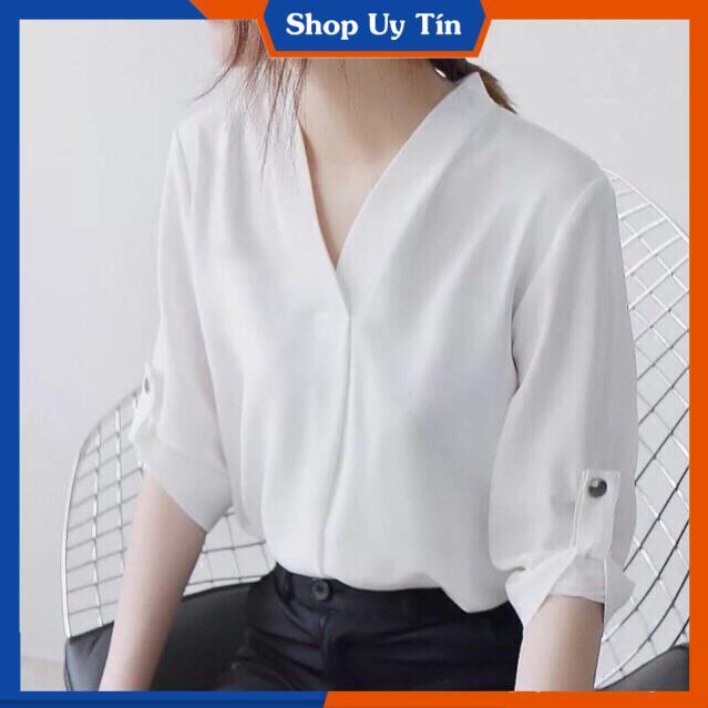 [Hàng Cao Cấp] -  ÁO CỔ V TAY LỠ | BigBuy360 - bigbuy360.vn