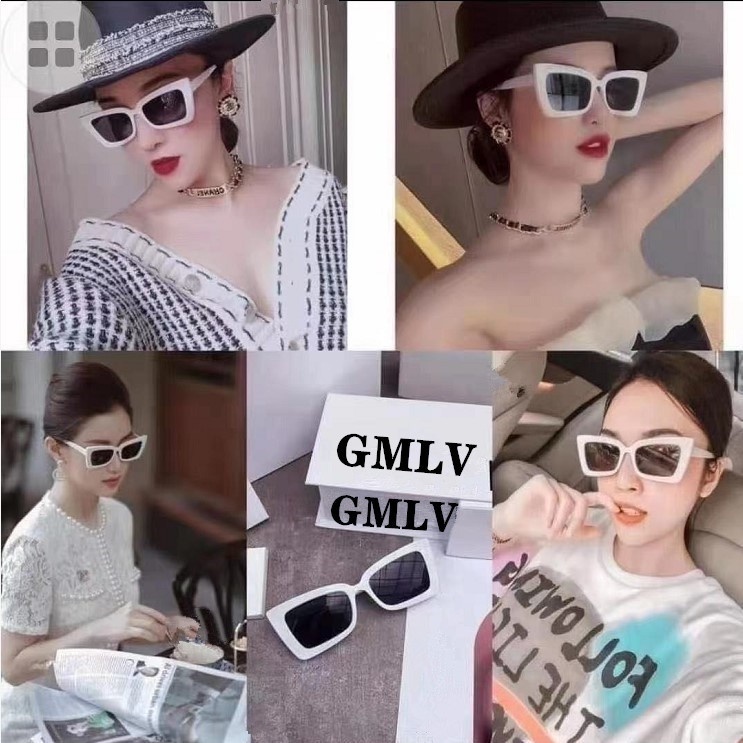 Kính râm vuông nhiều màu chống nắng tia uv thời trang nữ