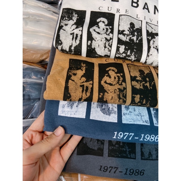 (XẢ HÀNG) Áo phông 3158- áo thun the band chất tuyết nhung quảng châu loại 1 form rộng