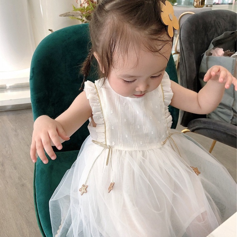 Váy đầm công chúa bé gái hàn quốc cộc tay cho bé gái