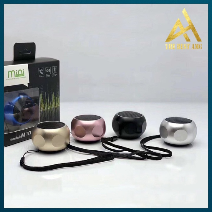 Loa Bluetooth Mini Cầm Tay Di Động M10 Bass Cực Mạnh - Loa Nghe Nhạc Không Dây Xách Tay Âm Thanh Cực Hay