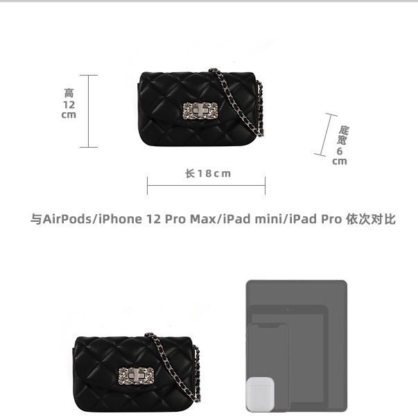 Túi xách nữ đeo chéo 18*6*12cm của NRETRO