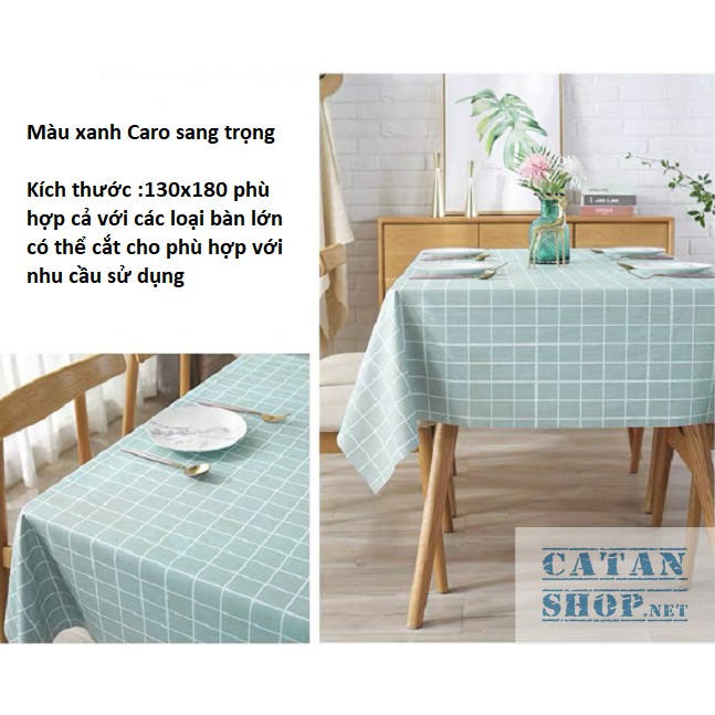 Khăn trải bàn kẻ caro vintage GD464-KTB bằng nhựa PVC chống thấm nước, trang trí bàn ăn, Background chụp ảnh dễ thương