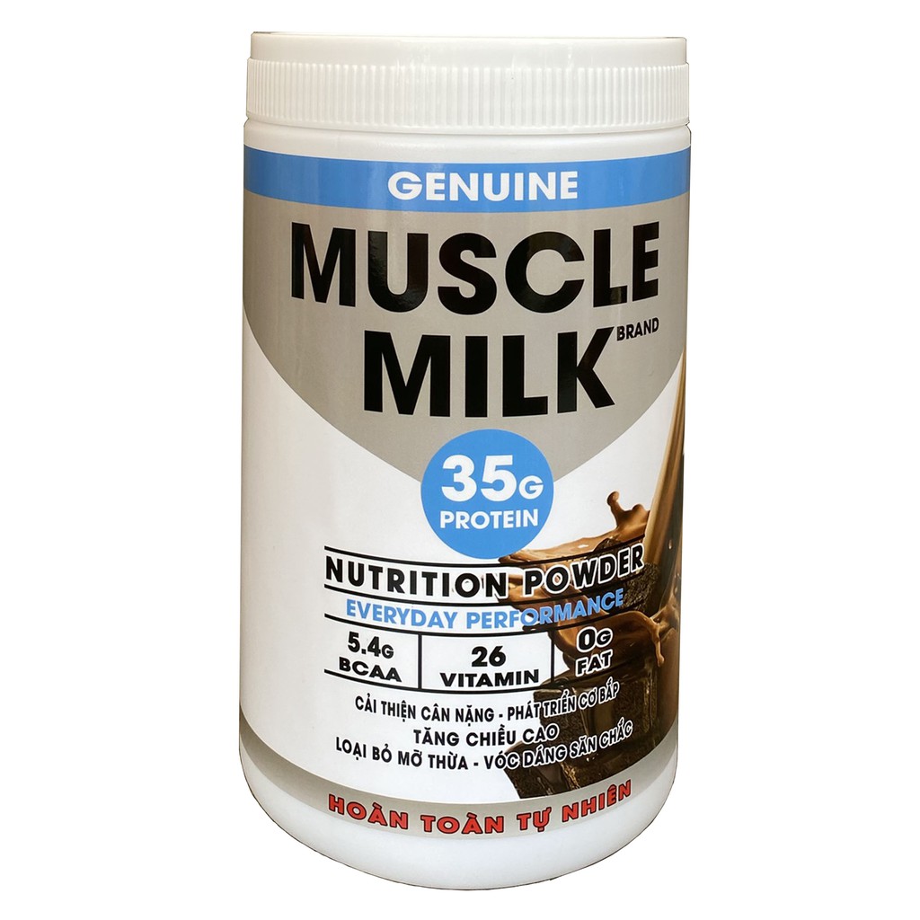 Bột Sữa Tăng Cân, Tăng Cơ Muscle Milk Chính Hãng Cao Cấp