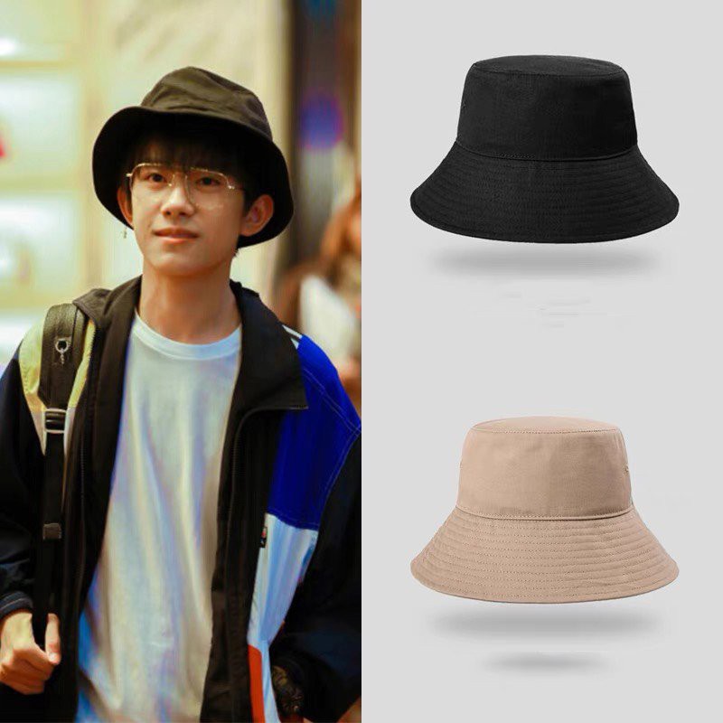 Nón bucket Pohanu tai bèo tròn vành hai mặt giá rẻ chất đẹp MD05