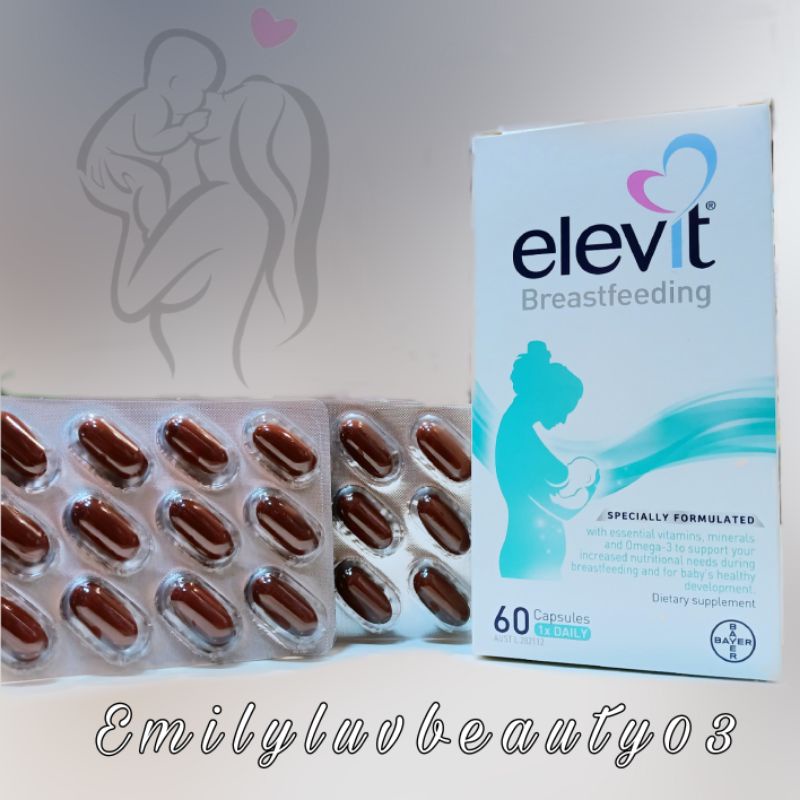 Vitamin tổng hợp cho mẹ sau sinh Elevit Breastfeeding Úc