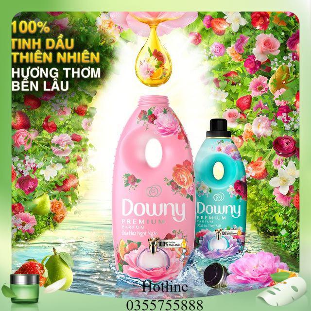Nước xả vải Downy Đóa hoa thơm mát túi 2.3L