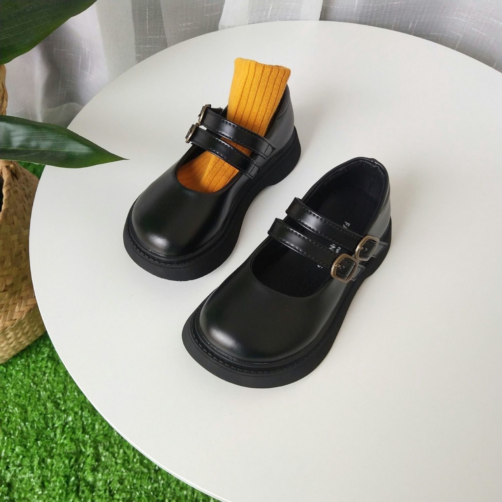 Giày Công Chúa Mary Jane Mũi Tròn Phong Cách Hàn Quốc Mùa Xuân Mới Cho Bé Gái 2022