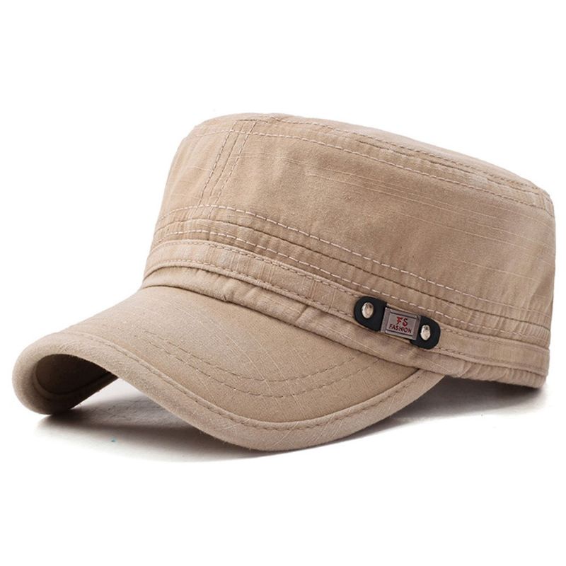 Mũ Lưỡi Trai Cotton Màu Sắc Đơn Giản Cho Nam Nữ