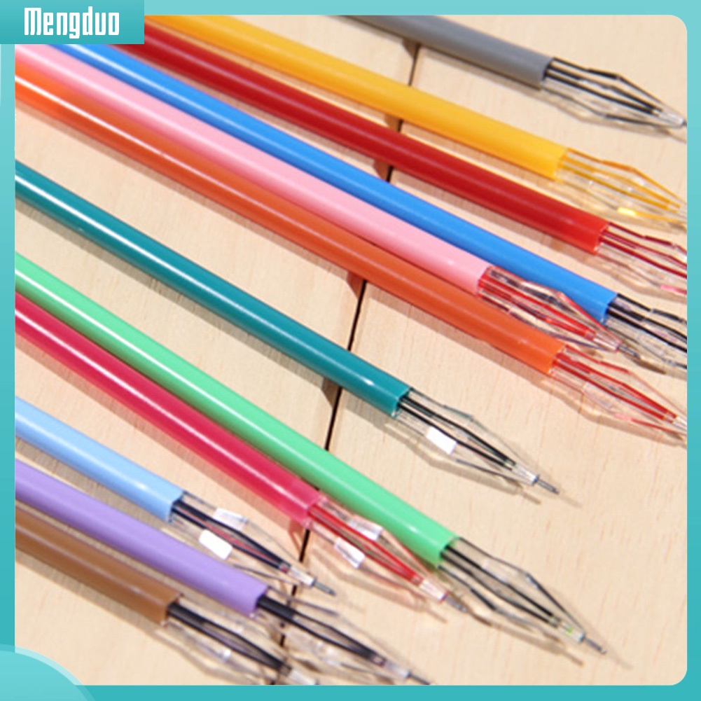 Set 12 ngòi bút mực gel nhiều màu sắc tiện dụng dành cho học sinh