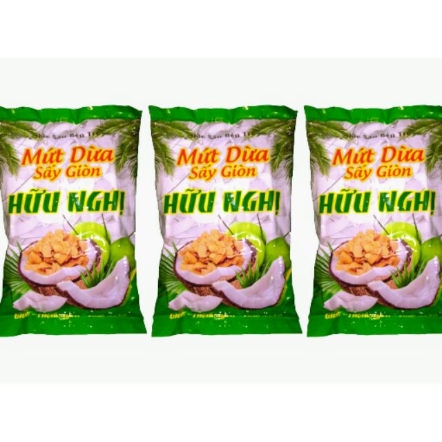 Mứt Dừa Sấy Khô Giòn Hữu Nghị