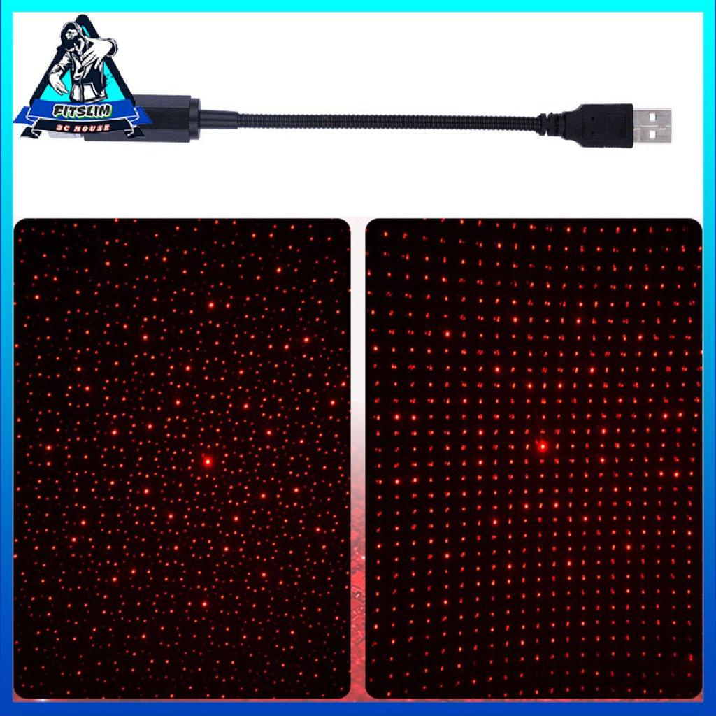 Đèn Chiếu Tạo Không Khí Usb Tự Động Xoay Họa Tiết Bầu Trời Sao Cho Xe Hơi