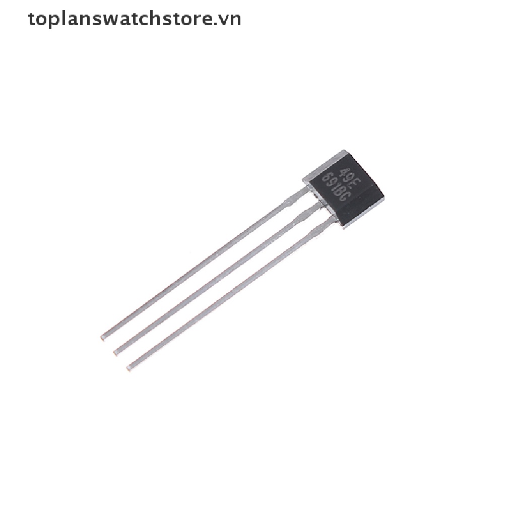 toplanswatchstore   10pcs Hall element 49E OH49E SS49E linear Sensor Hall sensor   VN