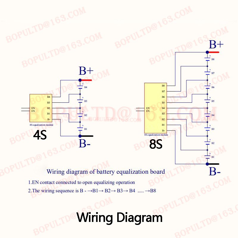 Li-ion Bảng Mạch Cân Bằng Năng Lượng Pin lithium lifepo4 bms 1.2a