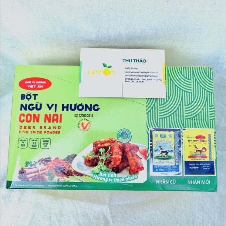 Bột Ngũ vị hương hiệu Con Nai VIANCO (gói 10g)