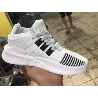 [Flash Sale - Full Box] Giày EQT trắng vạch đen