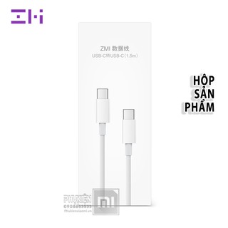 FREESHIP ĐƠN 99K_Cáp ZMI Type-C 2 đầu USB-C dài 1m5 - AL301