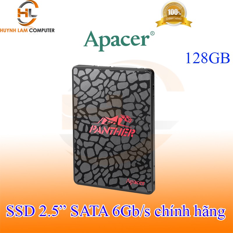 SSD 128GB Apacer AS350 chuẩn 2.5" sata 3 500/395Mbs - Hãng phân phối