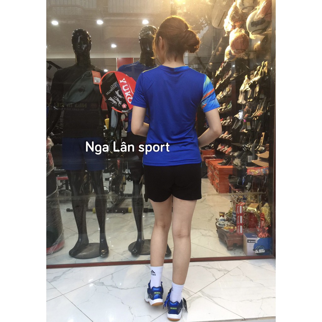 Áo cầu lông thể thao nữ Yonex & Lyning mẫu mã đẹp, form dáng chuẩn