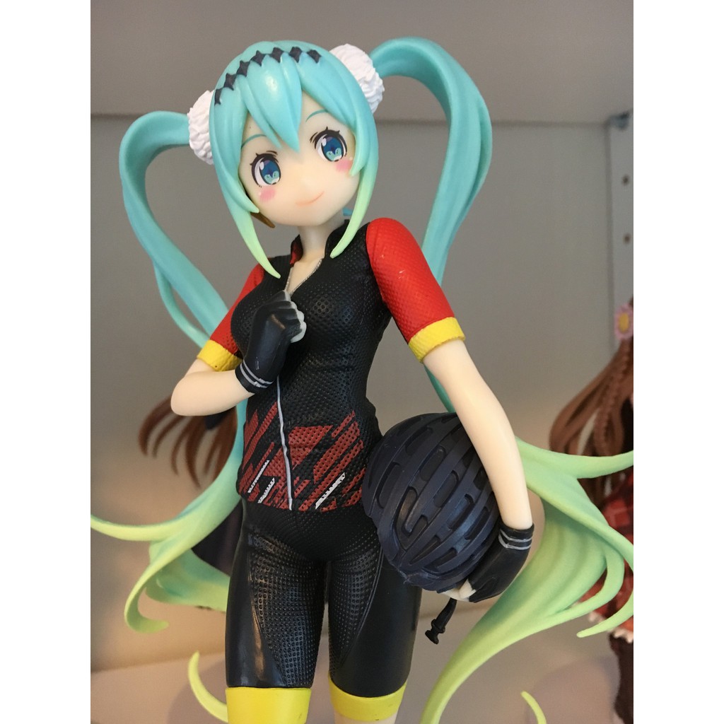 Mô Hình Figure Chính Hãng Anime GOOD SMILE Racing - Hatsune Miku - EXQ Figure - Racing 2018 Team Ukyo Cheering Banpresto