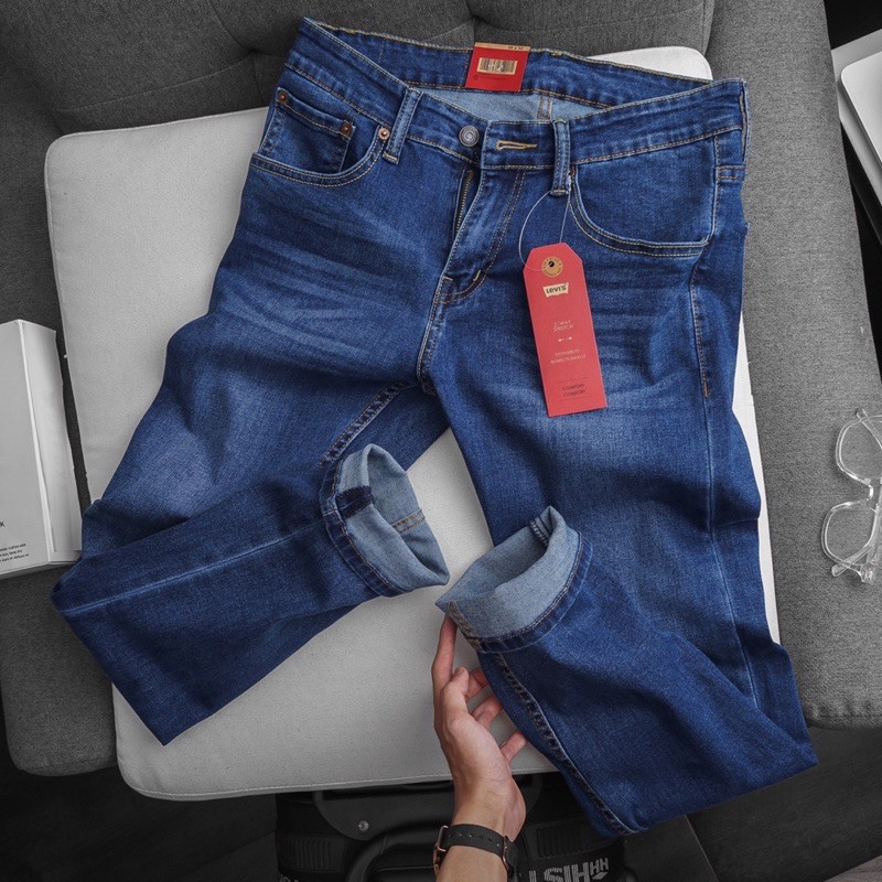 [⚡Mua 2 tặng 1 quà⚡️] Quần jean nam ống đứng chất bò đẹp co giãn | BigBuy360 - bigbuy360.vn