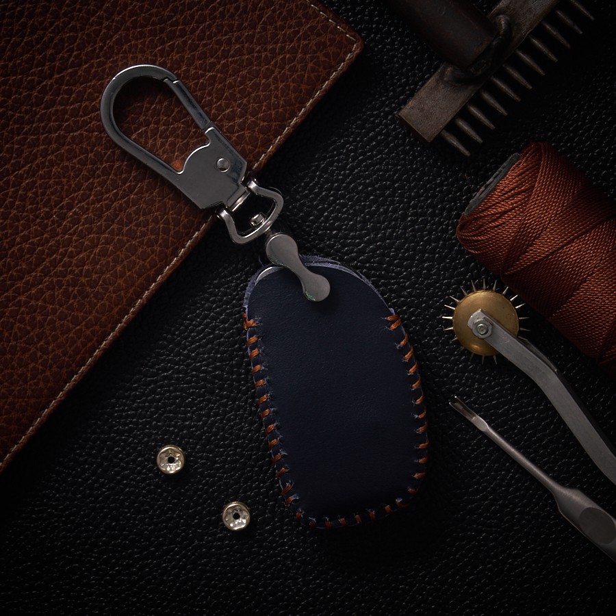 Bao Da Chìa Khóa Ô Tô Hyundai Elantra 2019 / Grand i10 Da Bò Dạng Hộp