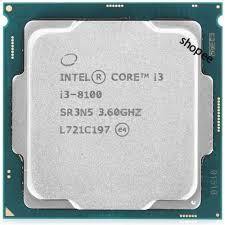CPU intel I3 - 8100 Tray không box+tản
