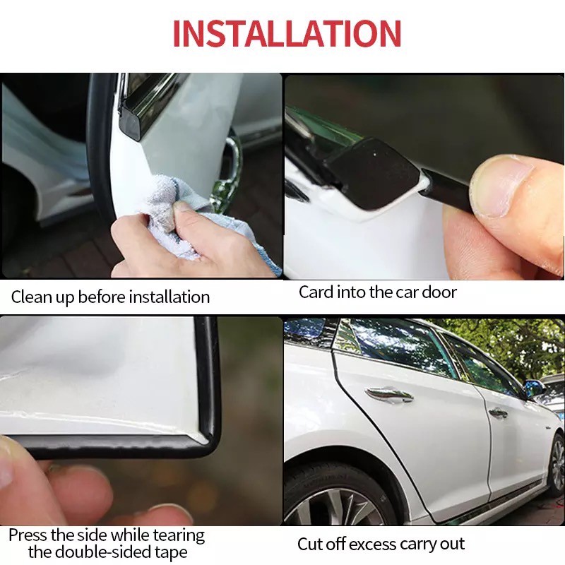 Dán viền trang trí xe hơi mạ crom- Nẹp chữ U trang trí viền cánh cửa mạ chrome dài - 1m Free ship 50k