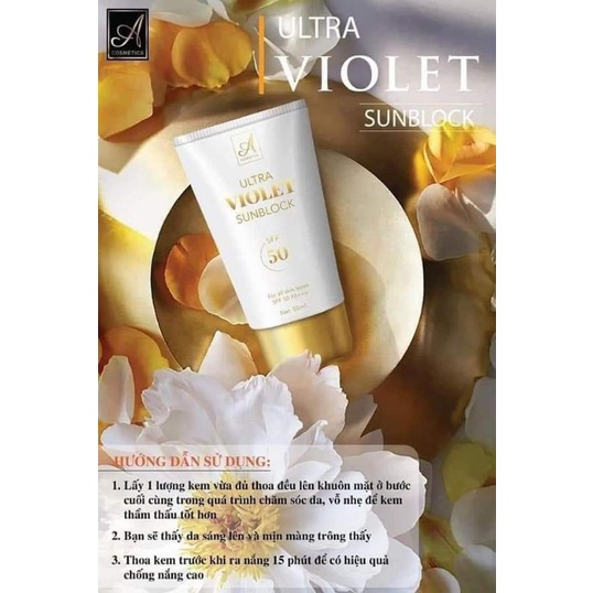 Kem Chống Nắng Phương Anh Mẫu Mới - Kem Chống Nắng Acosmetics Ultra Violet Mẫu Mỡi Chính Hãng