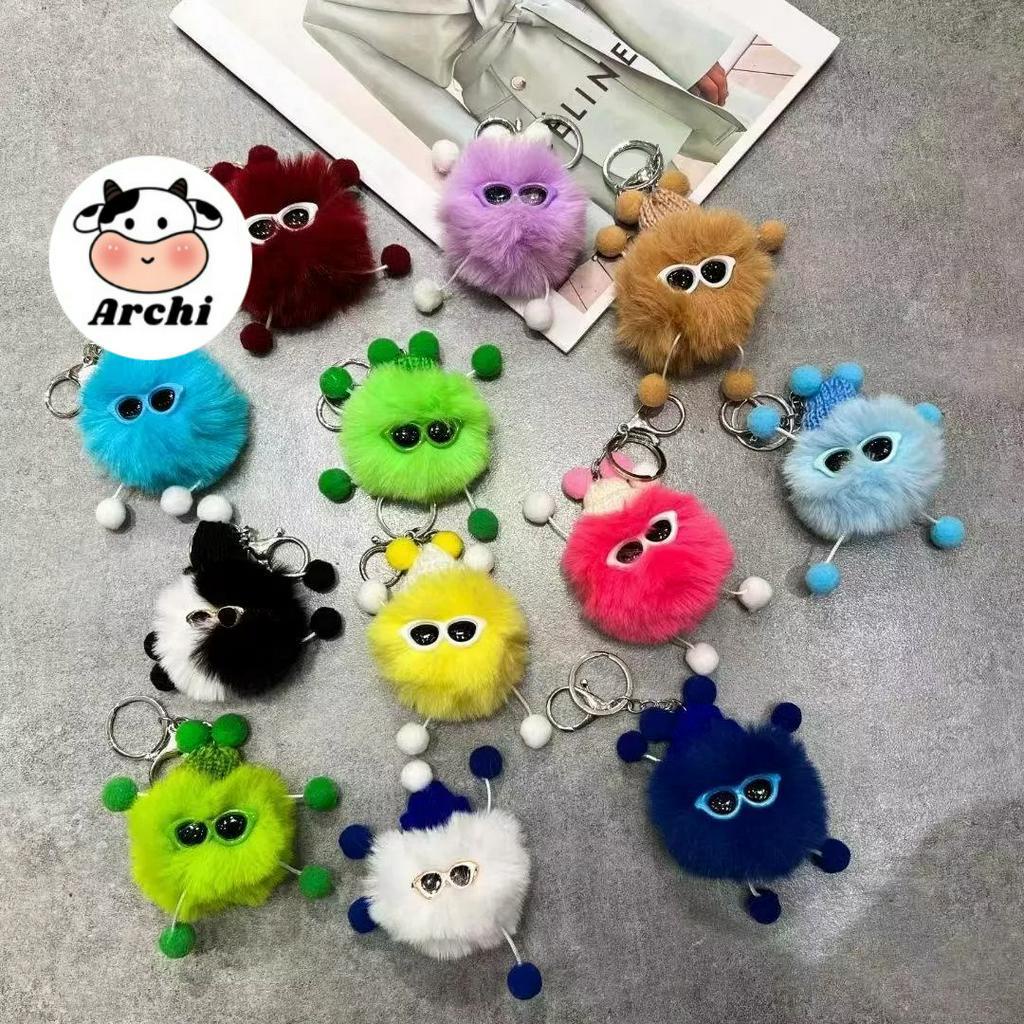 Móc Khóa Banh Xù Mini Dễ Thương