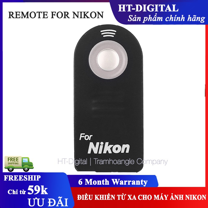 Điều Khiển Từ Xa Cho Máy Ảnh Nikon D40 D40x D50 D60 D70 D70s D80 D90 D5000 D3000