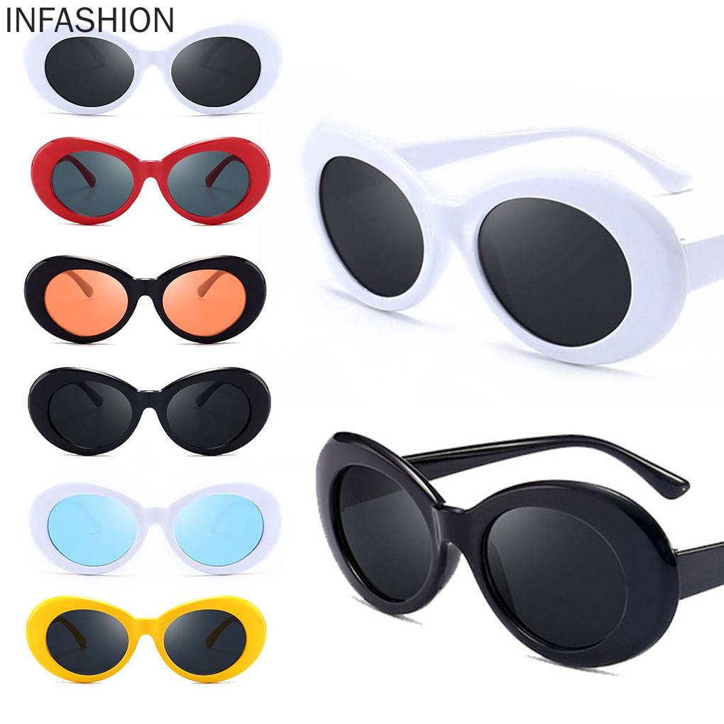 Kính Mát Gọng Oval Phong Cách Retro