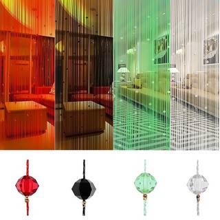 Rèm dây treo cửa chất liệu dây đàn hồi và pha lê kích thước 2mx1m có 7 màu thanh lịch