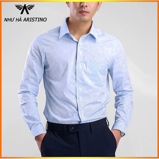 Áo Sơ Mi Aristino ALS35907 Chất Liệu Sợi Sồi Thấm Hút Mồ Hôi có 40-41-42-43
