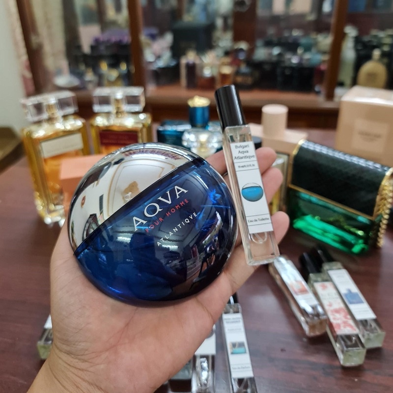 [𝐊-𝐏𝐞𝐫𝐟𝐮𝐦𝐞 𝐂𝐡𝐢́𝐧𝐡 𝐇𝐚̃𝐧𝐠] Nước Hoa Nam Bvlgari Aqva Pour Homme Atlantiqve - Mẫu Chiết Dùng Thử 5ml 10ml 20ml