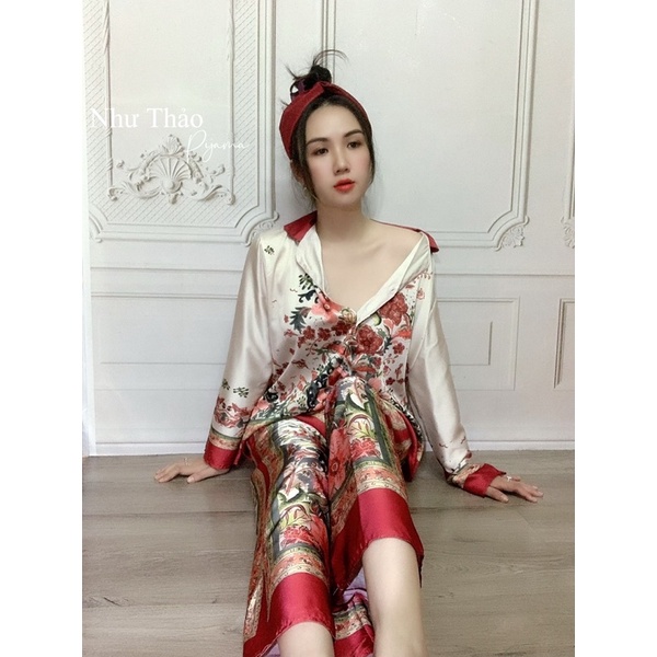 BỘ PIJAMA LỤA