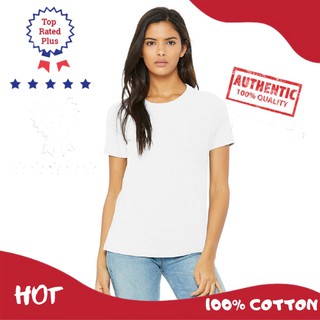 Áo Thun Trắng Trơn 🔥FREESHIP🔥 Áo Thun Nữ Màu Trắng 100% cotton xuất khẩu KIRKLAND