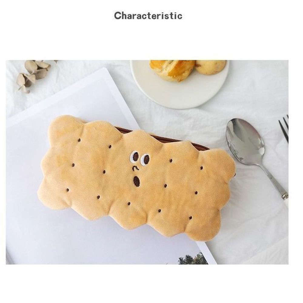 Túi Đựng Bút Hình Bánh Sandwich Nhồi Bông Dễ Thương